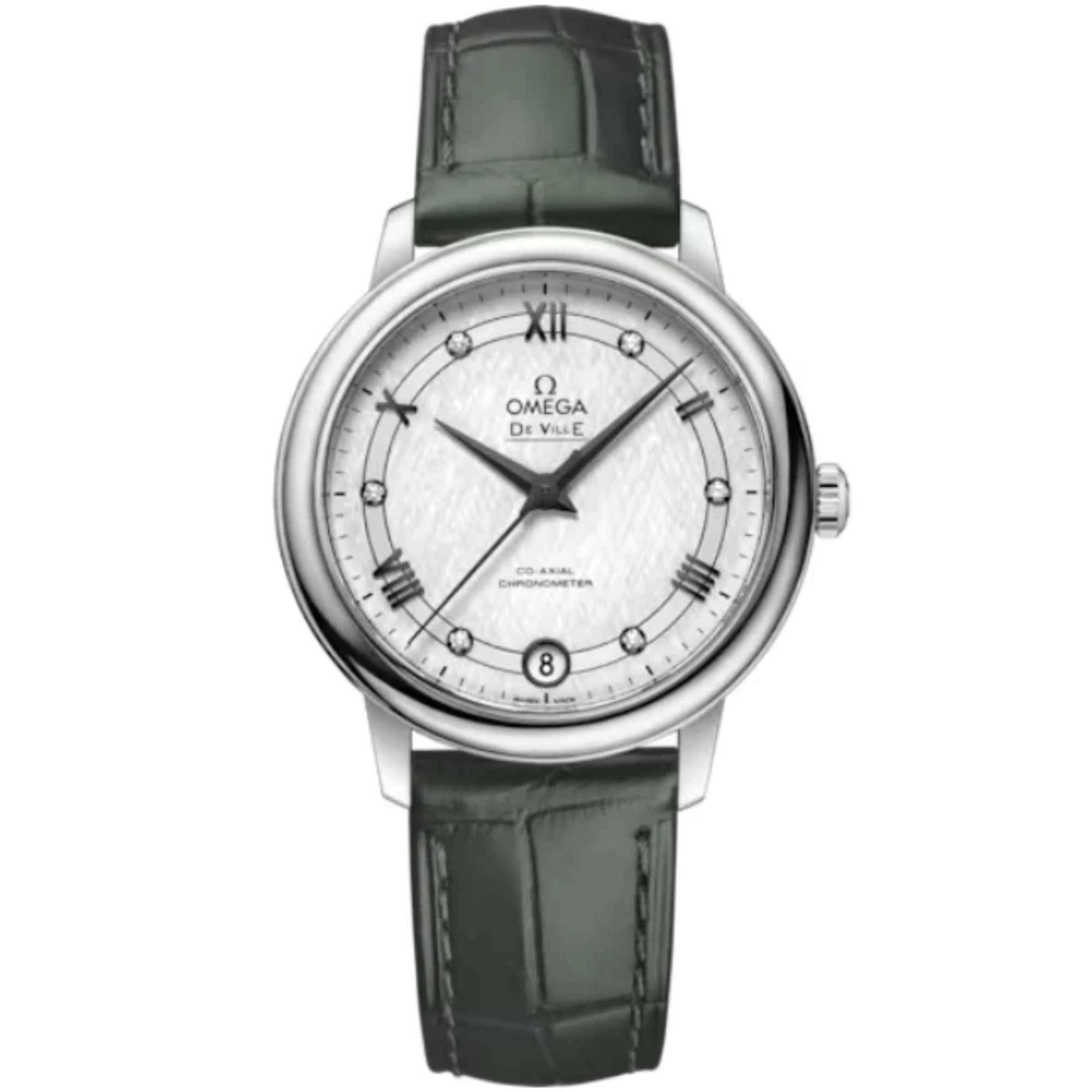DE VILLE PRESTIGE 33 MM STAINLESS STEEL WITH SILVER DIAL - Omega
