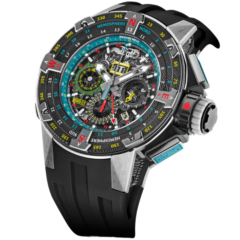 RM 60-01 Voiles De Saint Barth Automatic Black Rubber Titanium Case - Richard Mille
