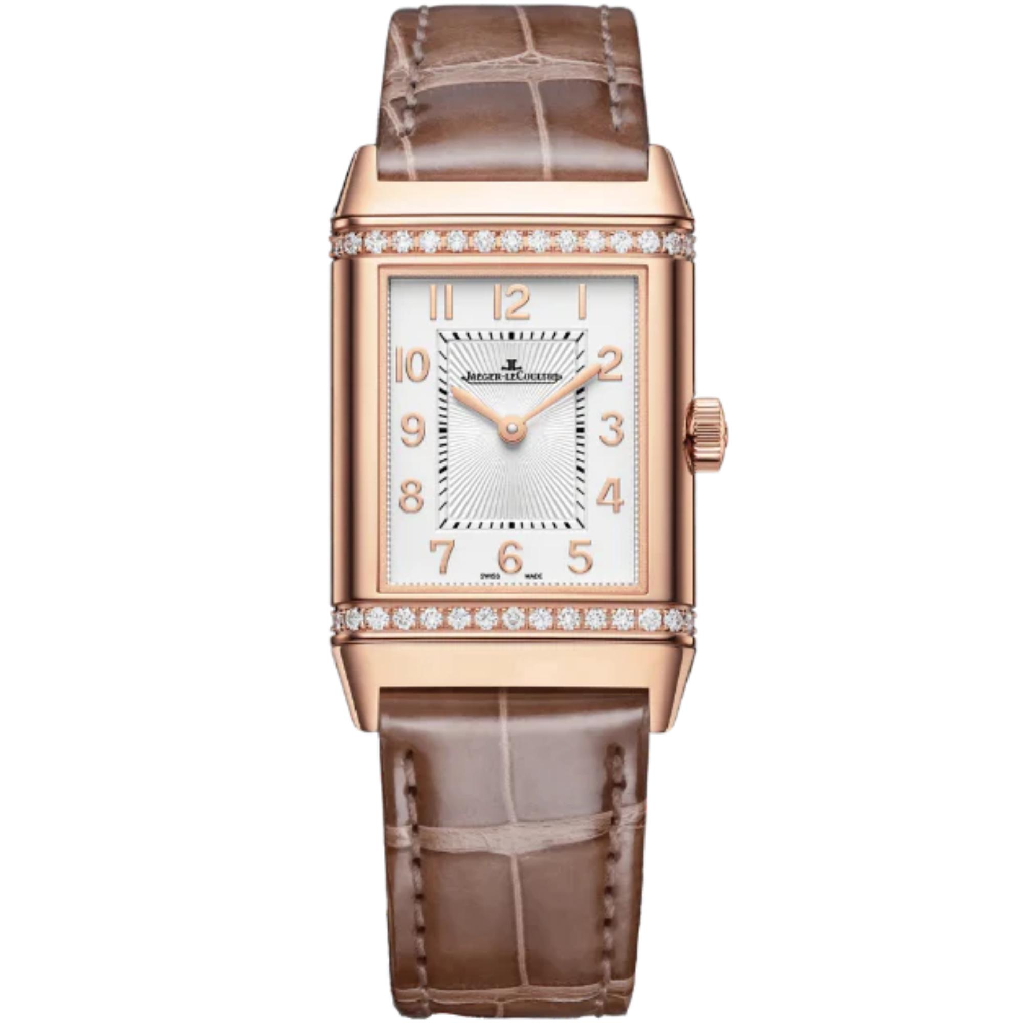 REVERSO CLASSIC DUETTO 40 MM 18K ROSE GOLD WITH SILVER GREY AND BLACK LACQUERED DIAL - Jaeger-LeCoultre
