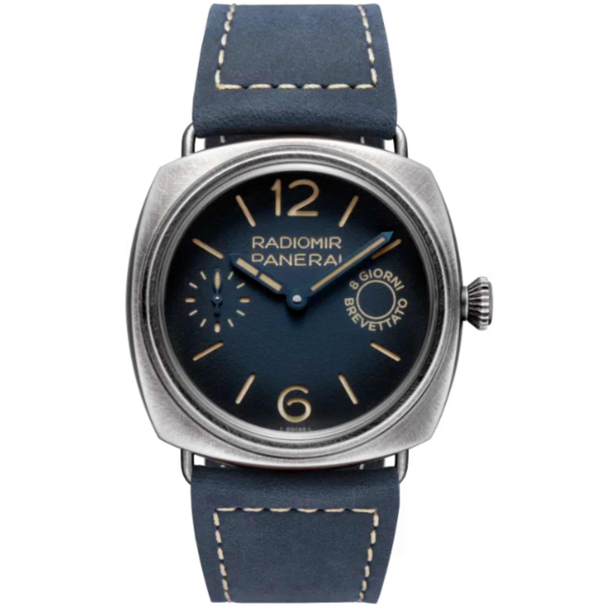 RADIOMIR OTTO GIORNI PAM01348 45 MM STAINLESS STEEL WITH SHADED BLUE DIAL - Panerai