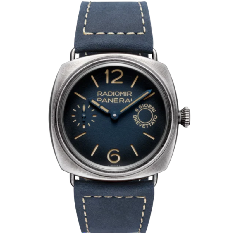 RADIOMIR OTTO GIORNI PAM01348 45 MM STAINLESS STEEL WITH SHADED BLUE DIAL - Panerai