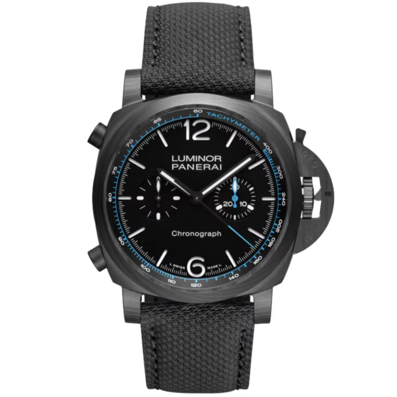 LUMINOR CHRONO PAM01219 44 MM CARBOTECH™ WITH BLACK DIAL - Panerai