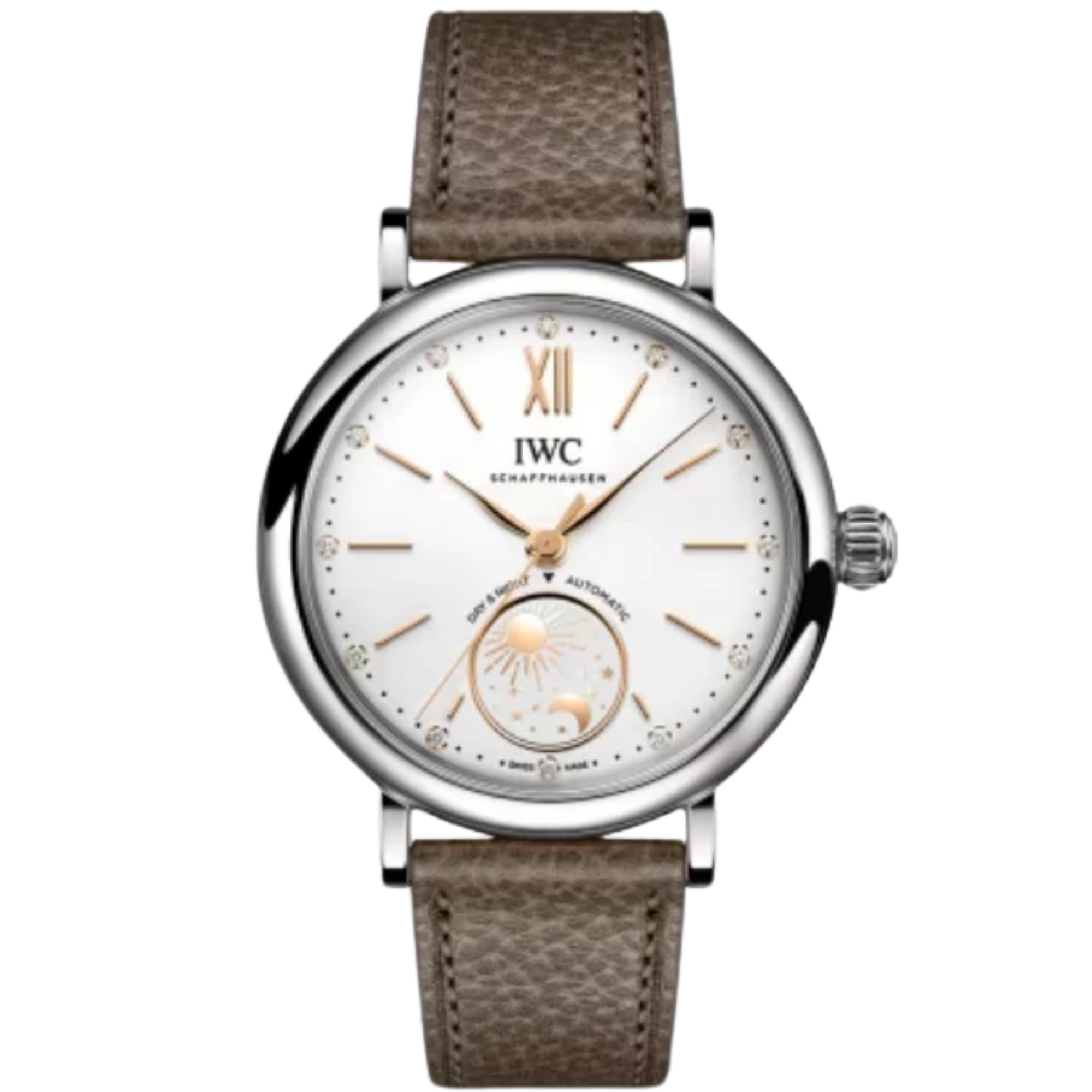 PORTOFINO AUTOMATIC 34 MM STAINLESS STEEL WITH WHITE DIAL - IWC
