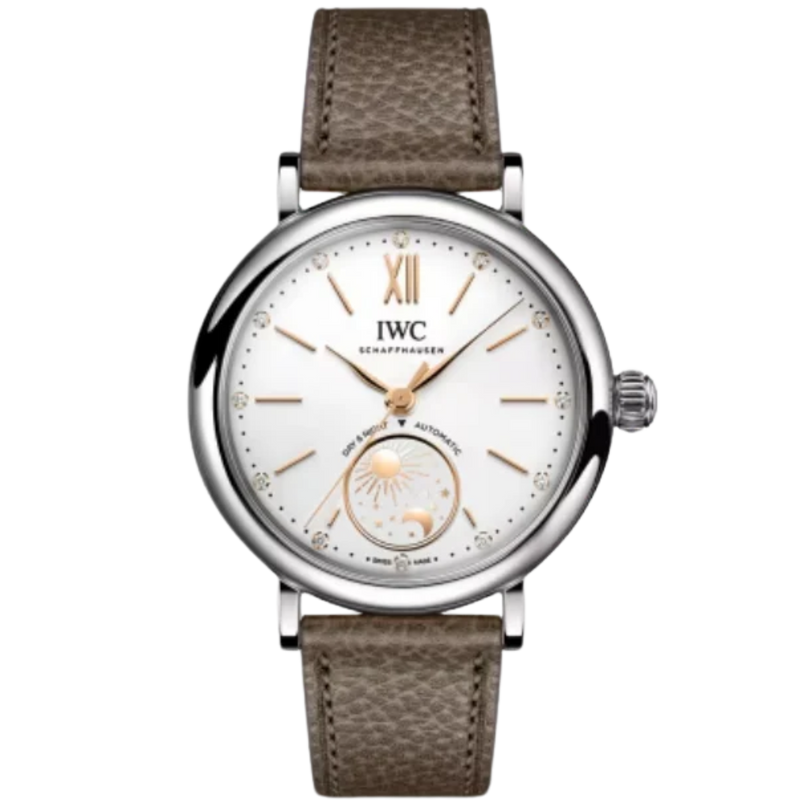 PORTOFINO AUTOMATIC 34 MM STAINLESS STEEL WITH WHITE DIAL - IWC