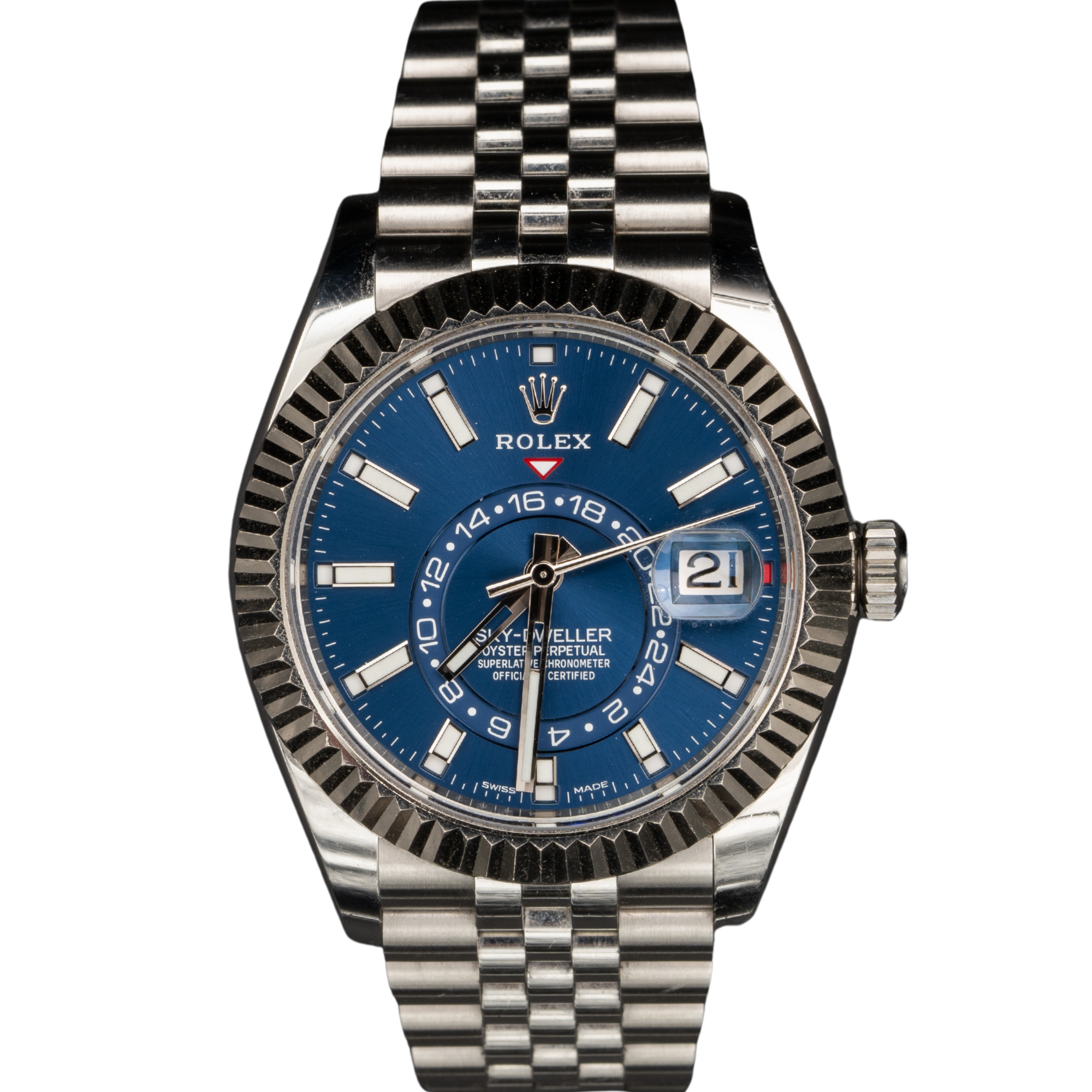 Rolex Skydweller Ref. 336934 42mm Stainless Steel Blue Dial with Jubilee Bracelet - Rolex