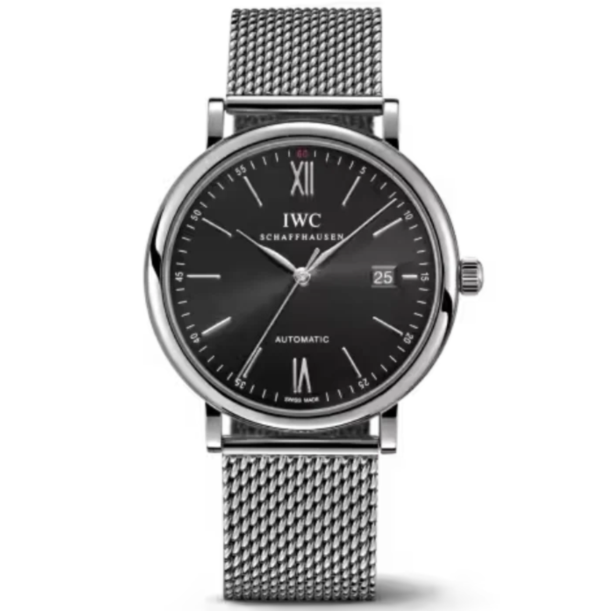 PORTOFINO AUTOMATIC 40 MM STAINLESS STEEL WITH BLACK DIAL - IWC