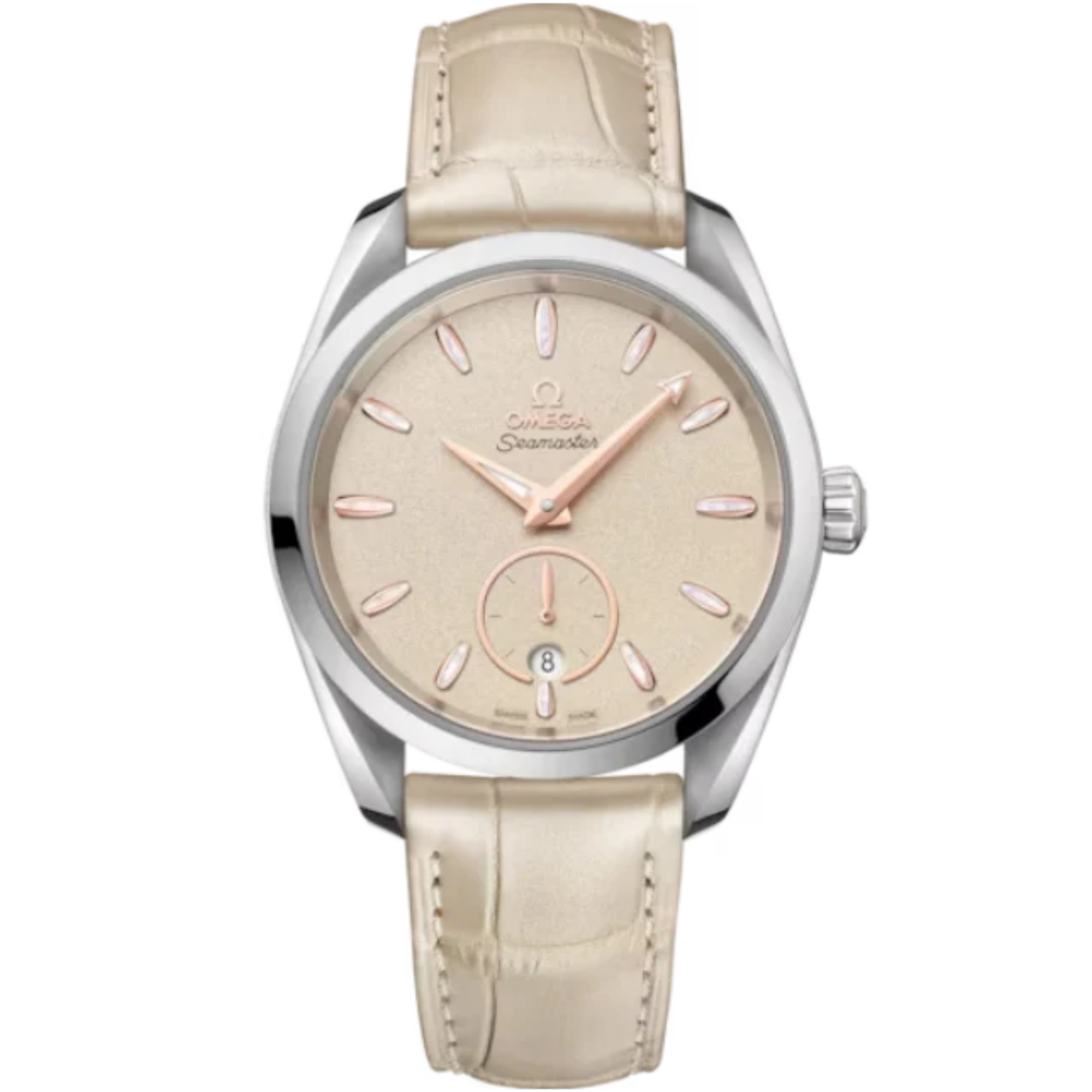 SEAMASTER AQUA TERRA 150M 38 MM STAINLESS STEEL WITH LINEN DIAL - Omega