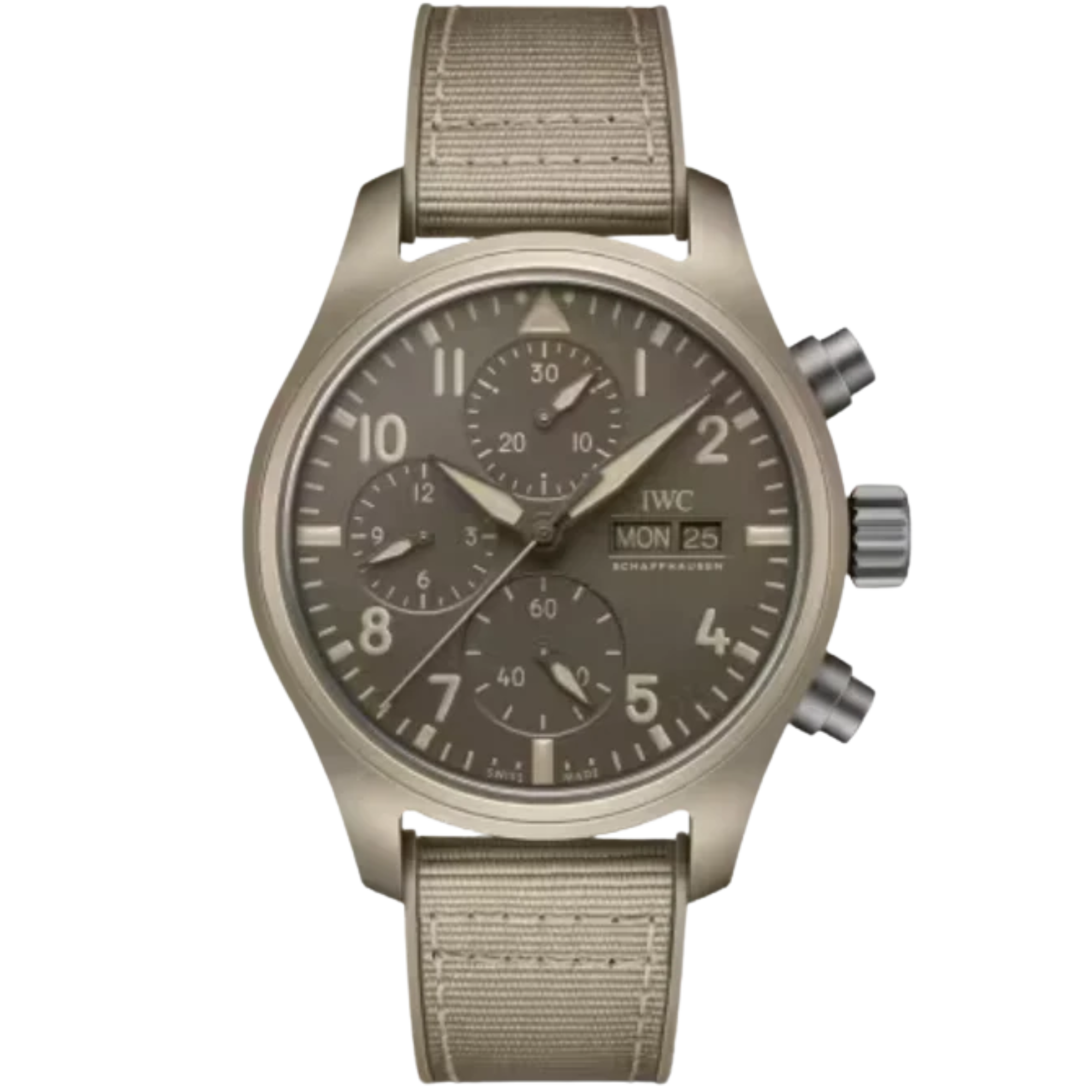 PILOT’S WATCH CHRONOGRAPH TOP GUN MOJAVE DESERT 42 MM CERAMIC WITH BROWN DIAL - IWC