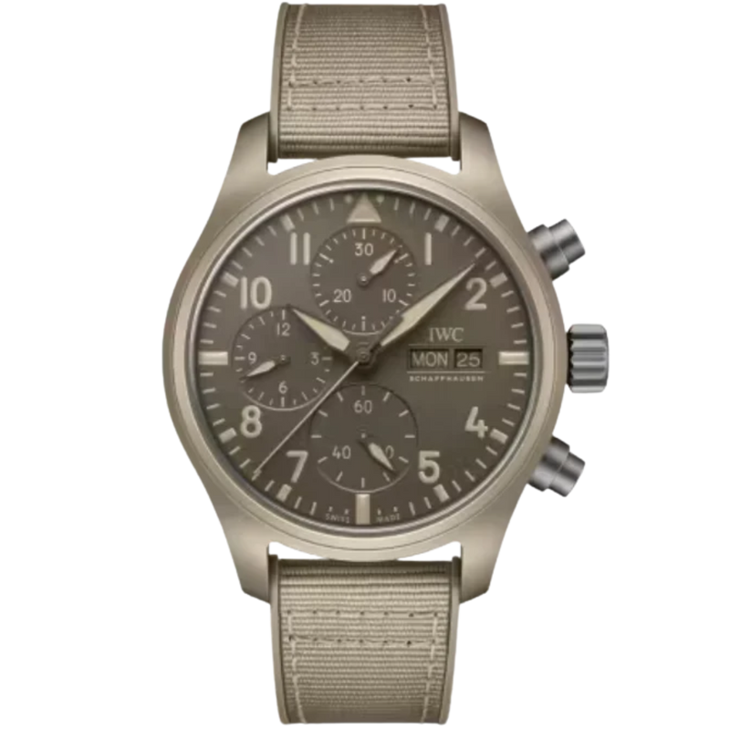 PILOT’S WATCH CHRONOGRAPH TOP GUN MOJAVE DESERT 42 MM CERAMIC WITH BROWN DIAL - IWC