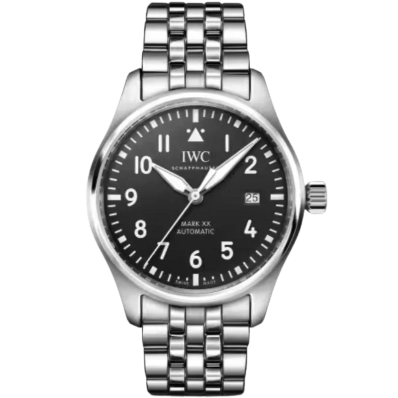 PILOT'S WATCH MARK XX 40 MM STAINLESS STEEL WITH BLACK DIAL - IWC