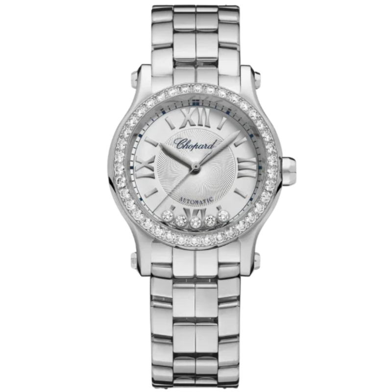HAPPY SPORT 30 MM LUCENT STEEL™ WITH SILVER DIAL - Chopard