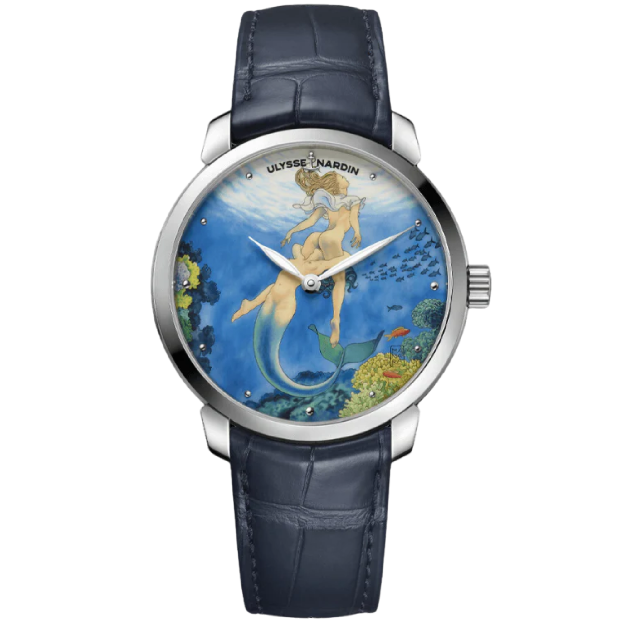 CLASSICO MANARA MANUFACTURE 40 MM STAINLESS STEEL WITH BLUE DIAL - Ulysse Nardin
