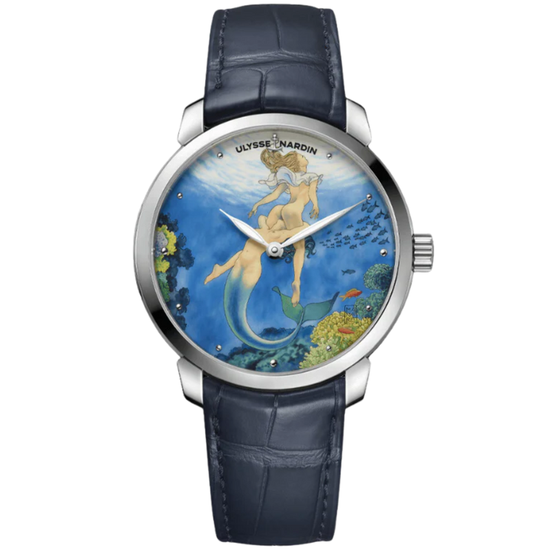 CLASSICO MANARA MANUFACTURE 40 MM STAINLESS STEEL WITH BLUE DIAL - Ulysse Nardin