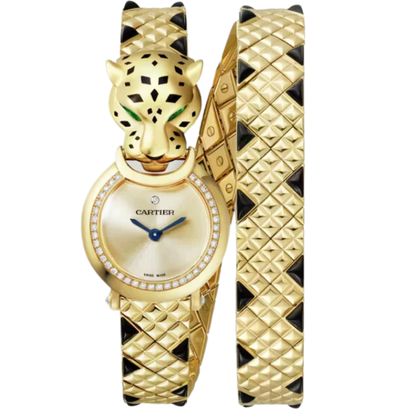 LA PANTHERE DE CARTIER 24 MM YELLOW GOLD WITH GOLD DIAL - Cartier
