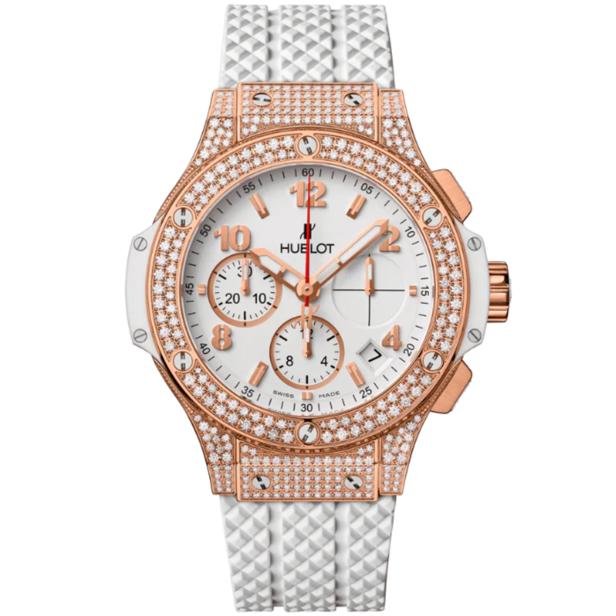 Big Bang 41mm GOLD WHITE PAVÉ - Hublot