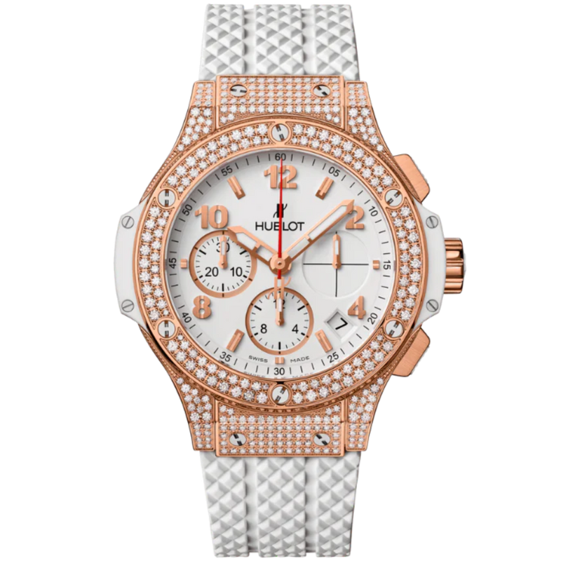 Big Bang 41mm GOLD WHITE PAVÉ - Hublot
