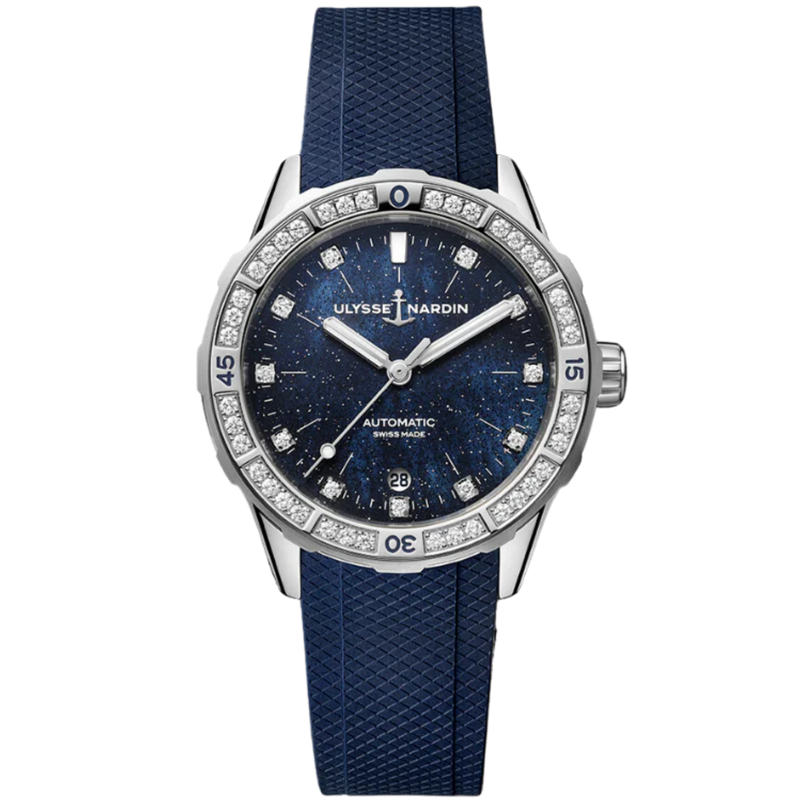 DIVER STARRY NIGHT 39 MM STAINLESS STEEL WITH BLUE DIAL - Ulysse Nardin