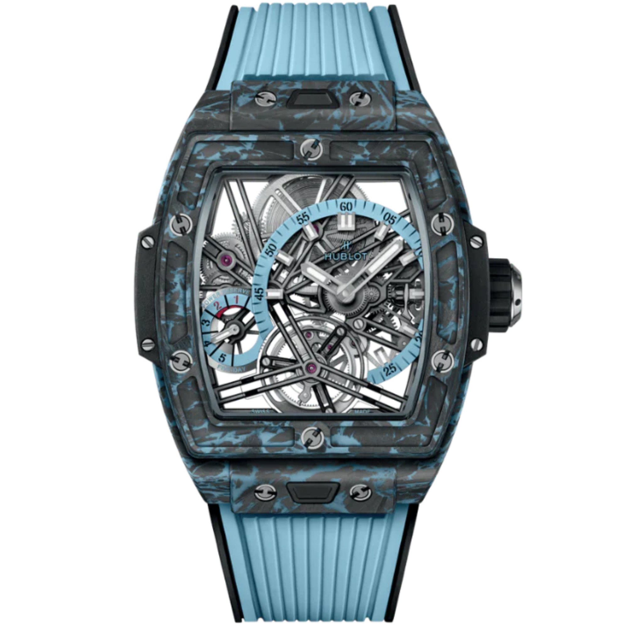 SPIRIT OF BIG BANG 45 MM TOURBILLON CARBON SKY BLUE - Hublot