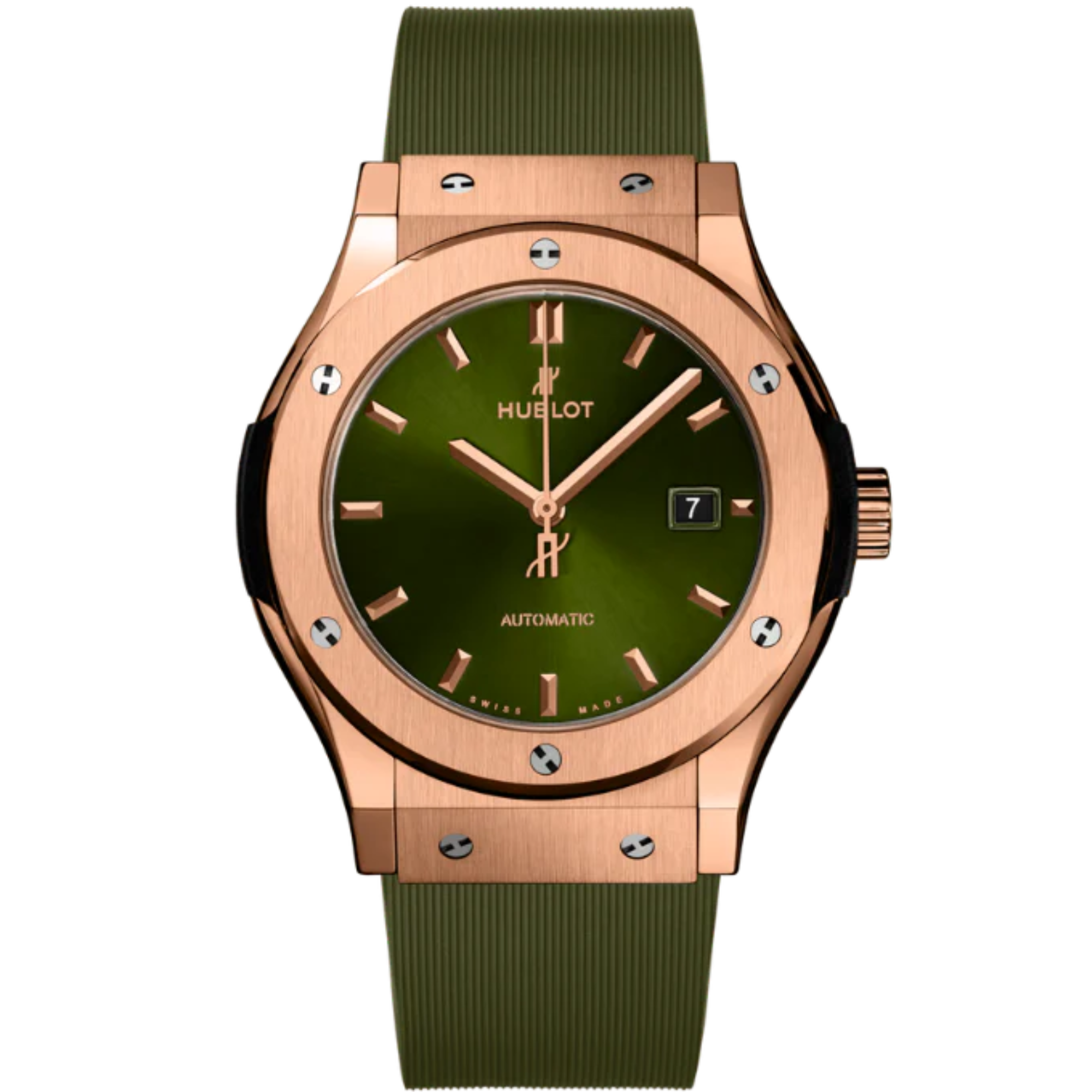 CLASSIC FUSION 3-HANDS 38MM KING GOLD GREEN - Hublot