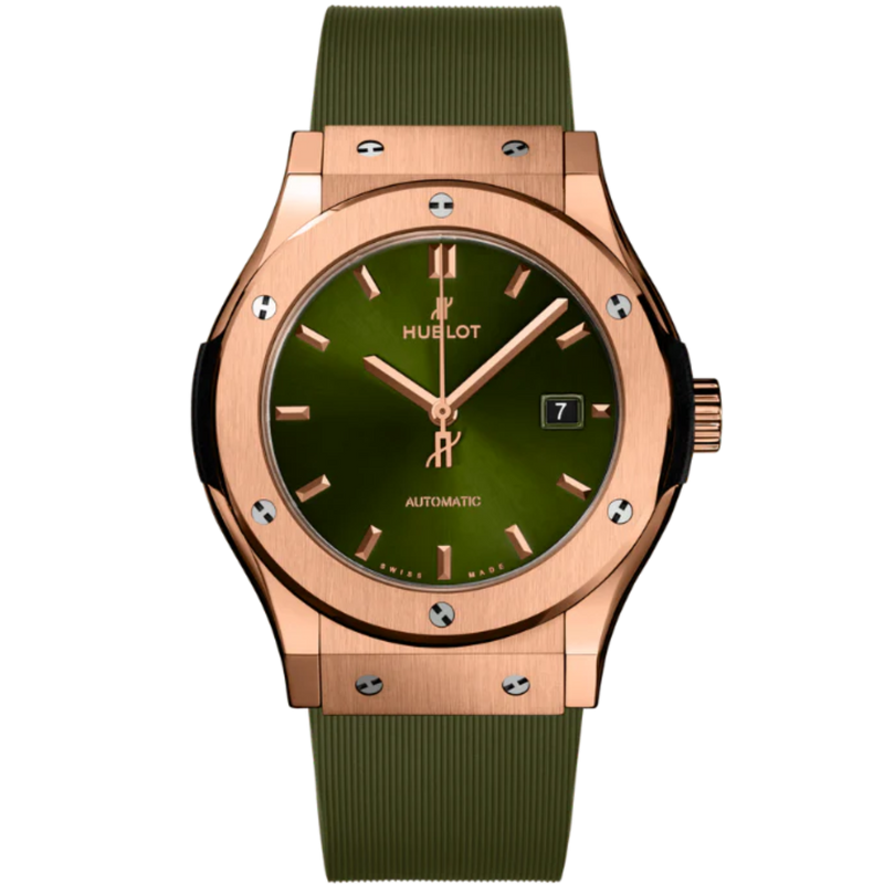 CLASSIC FUSION 3-HANDS 38MM KING GOLD GREEN - Hublot