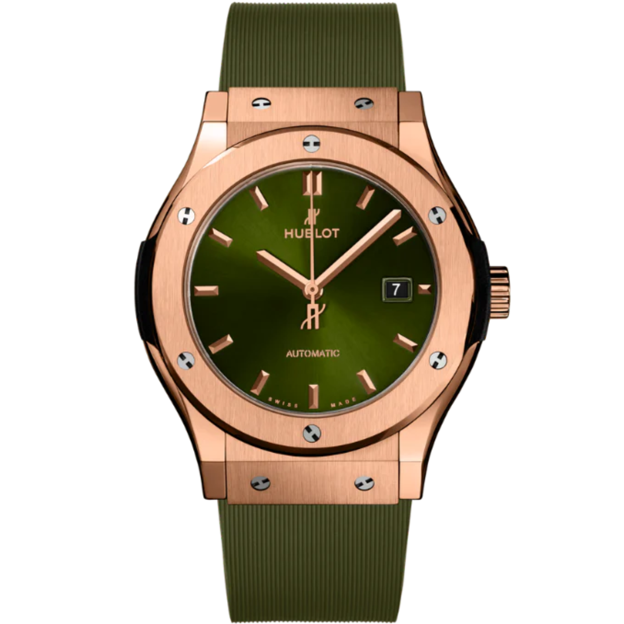 CLASSIC FUSION 3-HANDS 42MM KING GOLD GREEN - Hublot