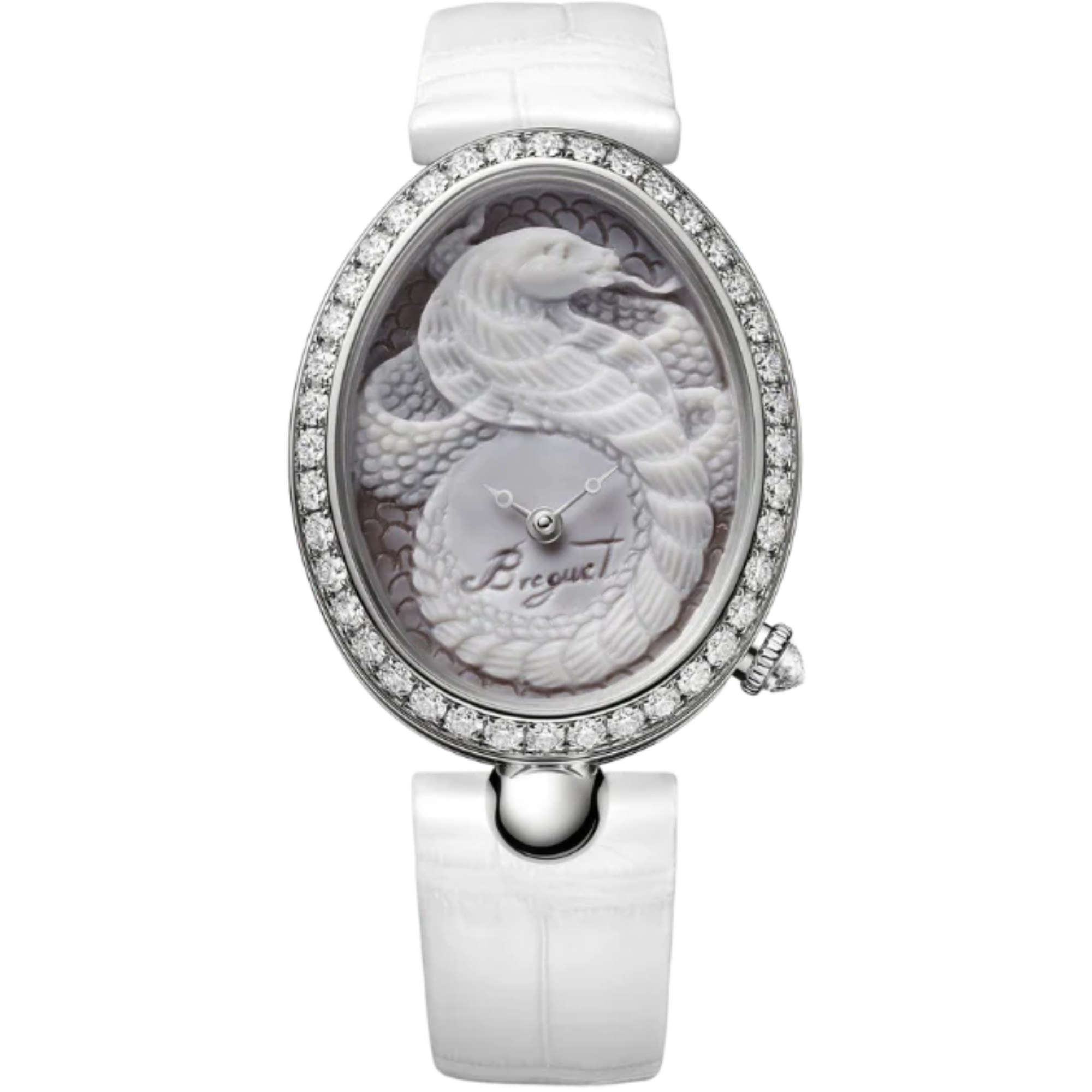 REINE DE NAPLES 8958 40 MM WHITE GOLD WITH WHITE CHINESE ZODIAC SIGN DIAL - Breguet