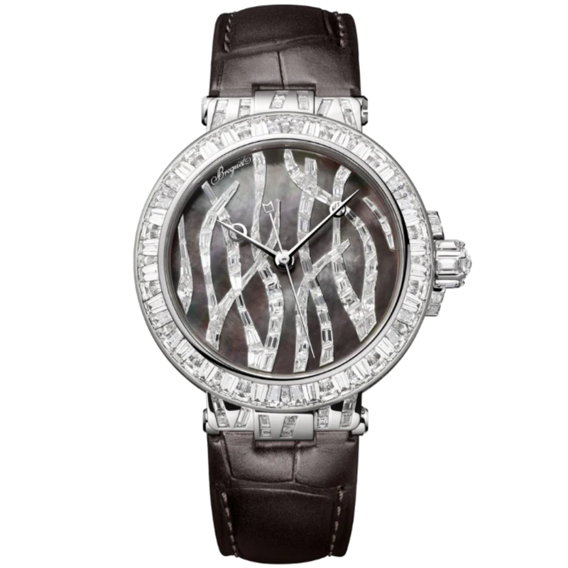 MARINE HAUTE JOAILLERIE 9509 POSEIDONIA 36 MM WHITE GOLD WITH TAHITIAN MOTHER OF PEARL DIAL - Breguet
