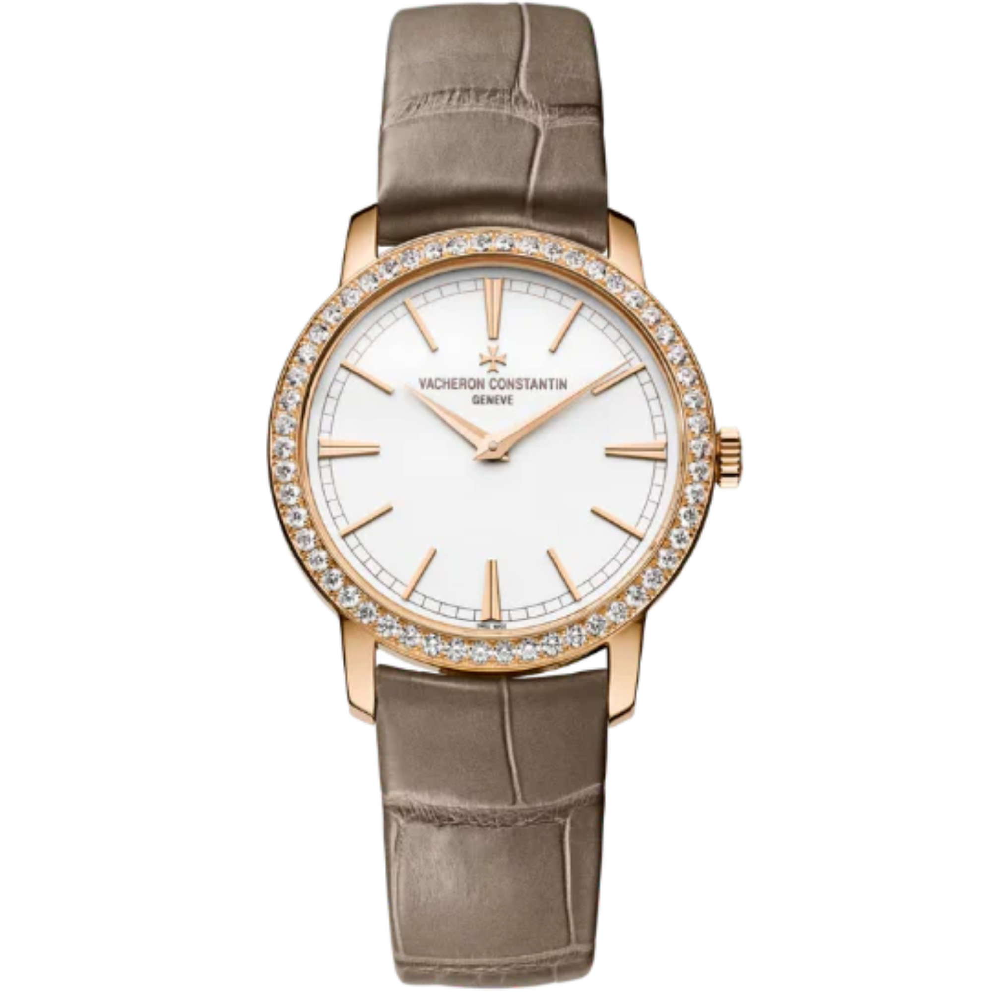 TRADITIONNELLE MANUAL WINDING 33 MM ROSE GOLD WITH WHITE BRASS DIAL - Vacheron Constantin