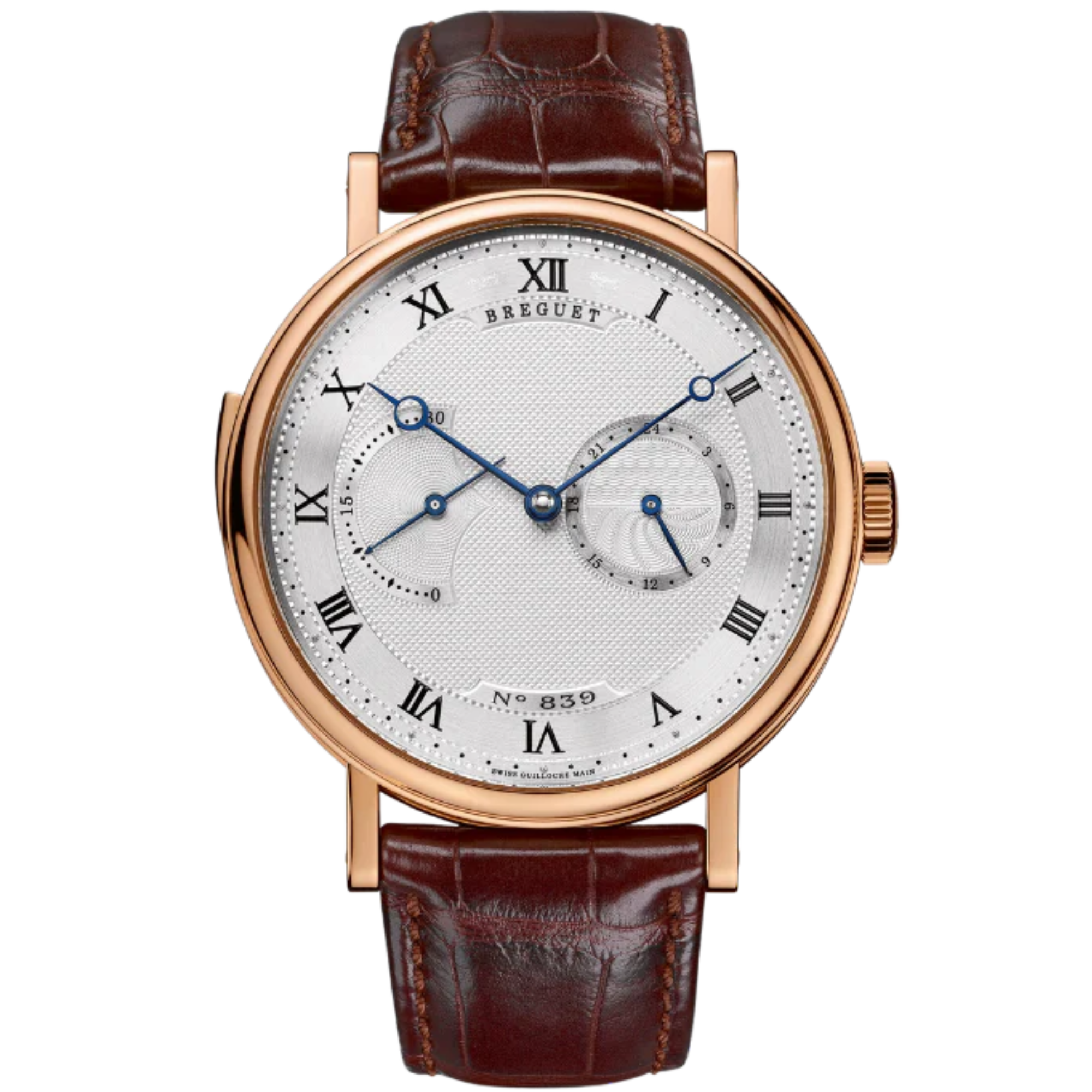 CLASSIQUE REPETITION MINUTES 7637 42 MM ROSE GOLD WITH SILVER DIAL - Breguet