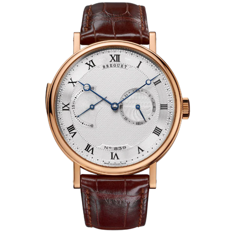 CLASSIQUE REPETITION MINUTES 7637 42 MM ROSE GOLD WITH SILVER DIAL - Breguet