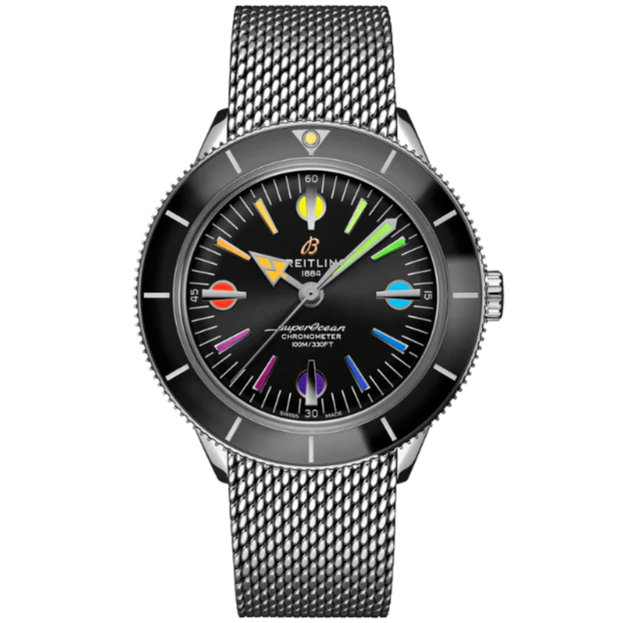 SUPEROCEAN HERITAGE '57 SPECIAL EDITION 42 MM STAINLESS STEEL WITH BLACK DIAL - Breitling