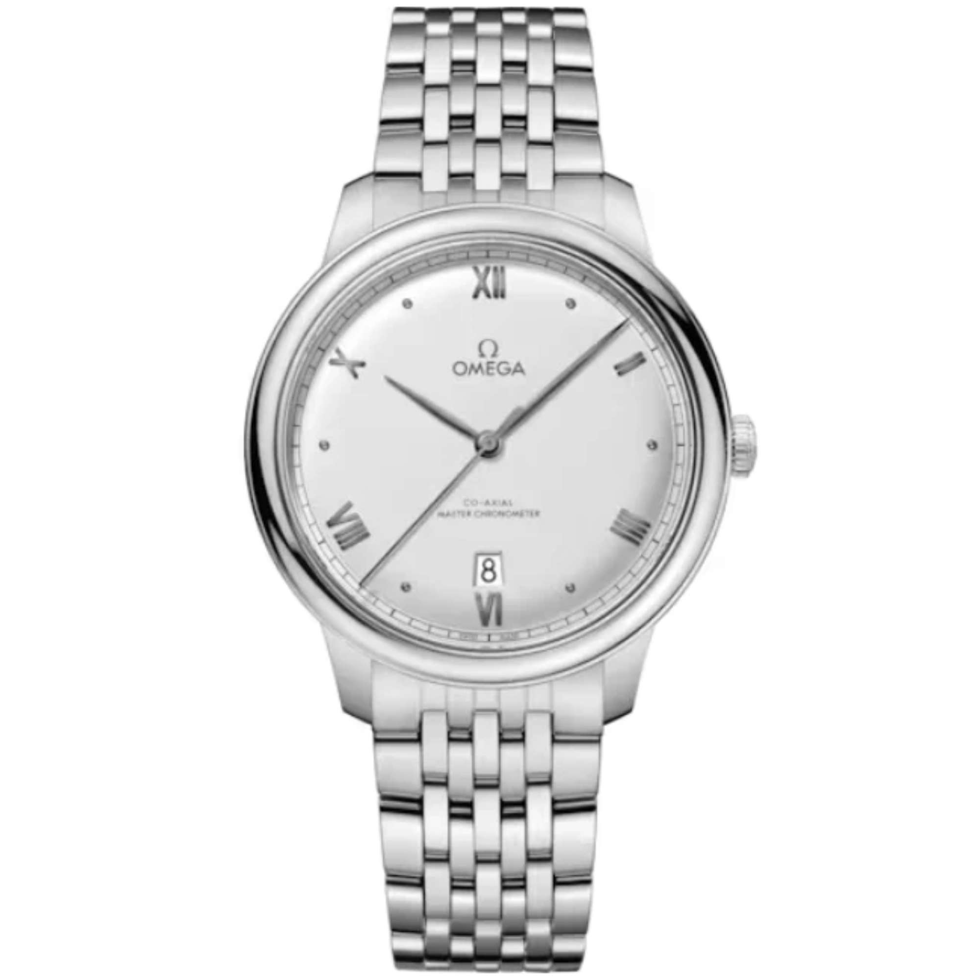 DE VILLE PRESTIGE 40 MM STAINLESS STEEL WITH SILVER DIAL - Omega