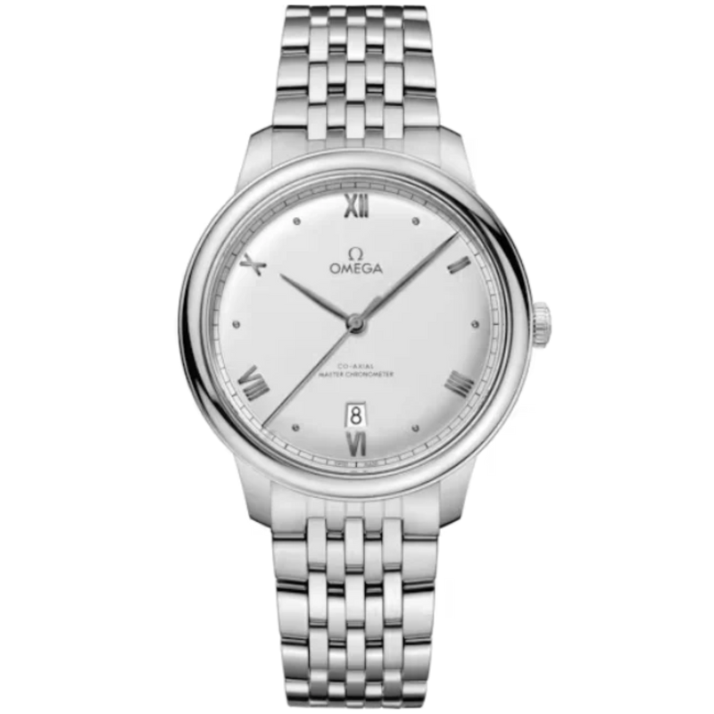 DE VILLE PRESTIGE 40 MM STAINLESS STEEL WITH SILVER DIAL - Omega