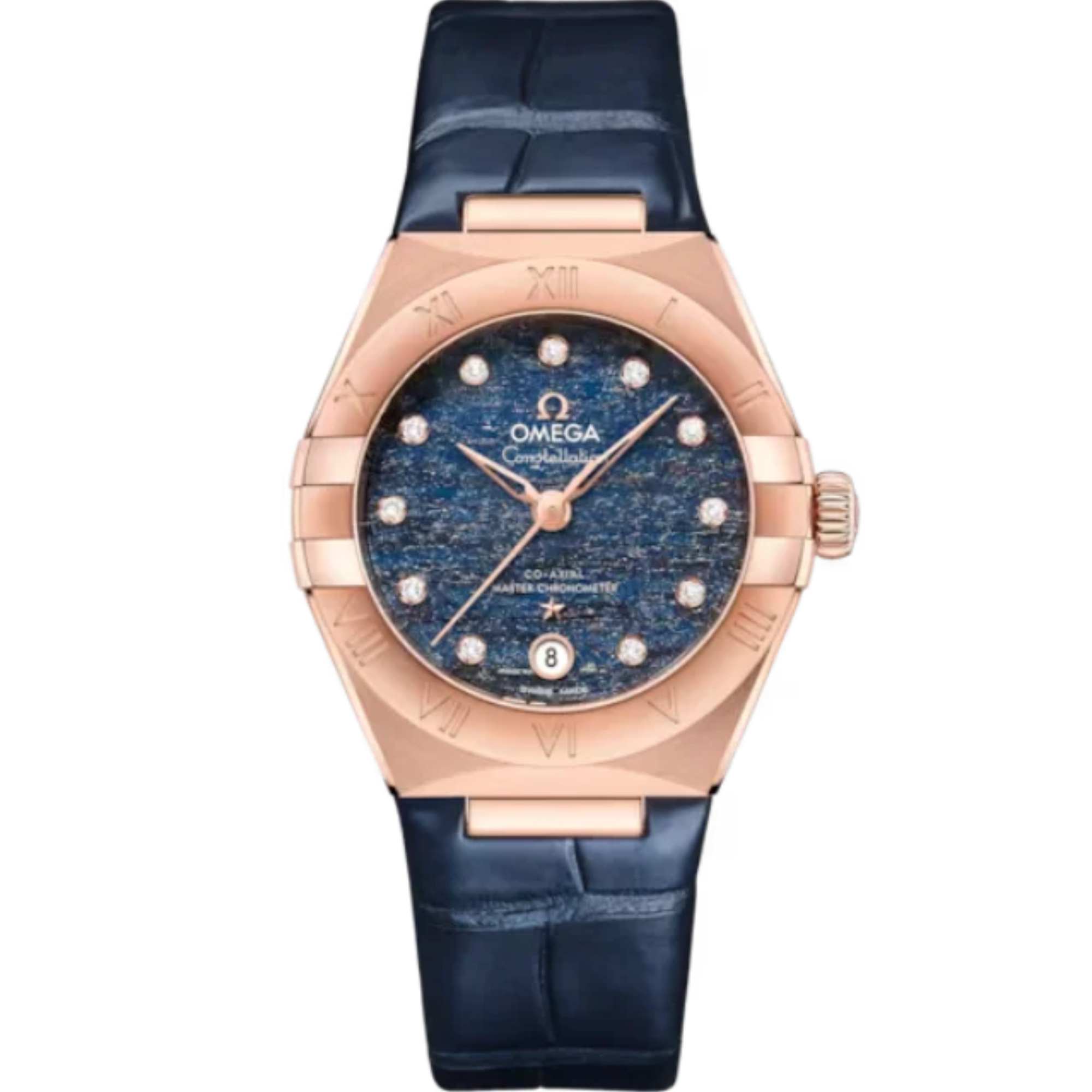 CONSTELLATION 29 MM SEDNA™ GOLD WITH BLUE DIAL - Omega