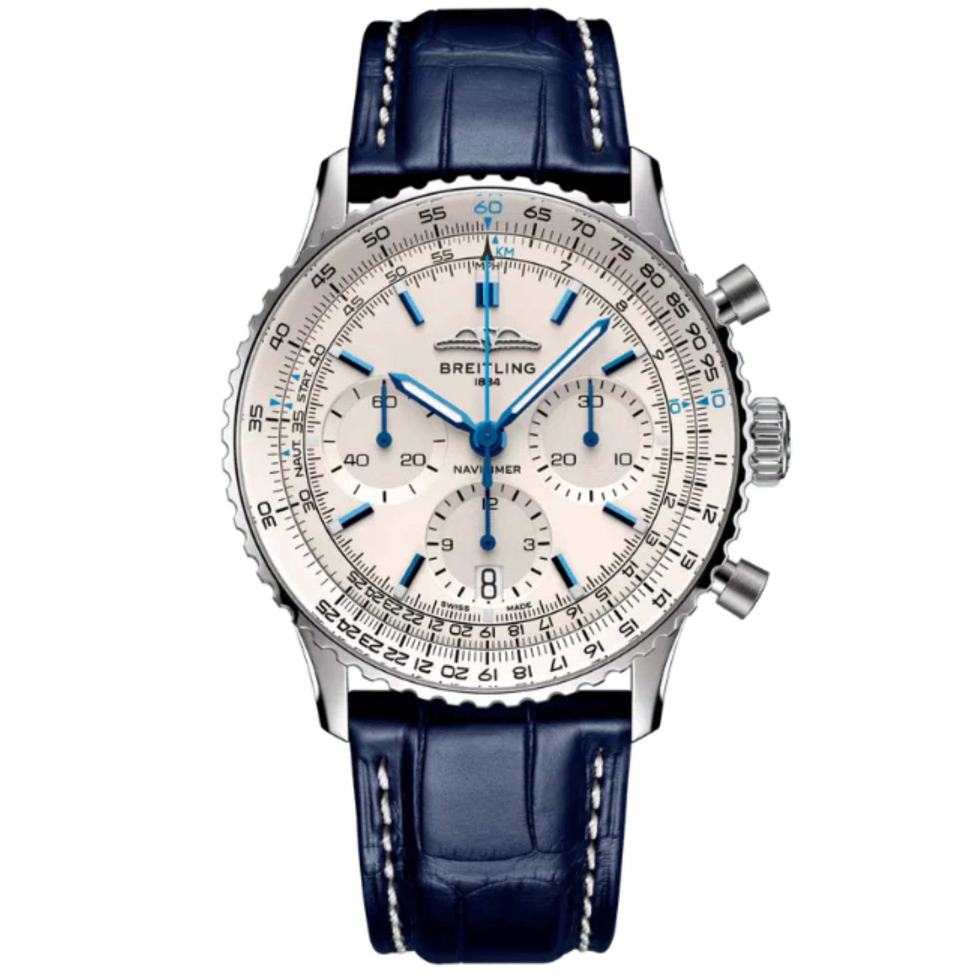 NAVITIMER B01 CHRONOGRAPH 41 MM STAINLESS STEEL WITH CREAM DIAL - Breitling