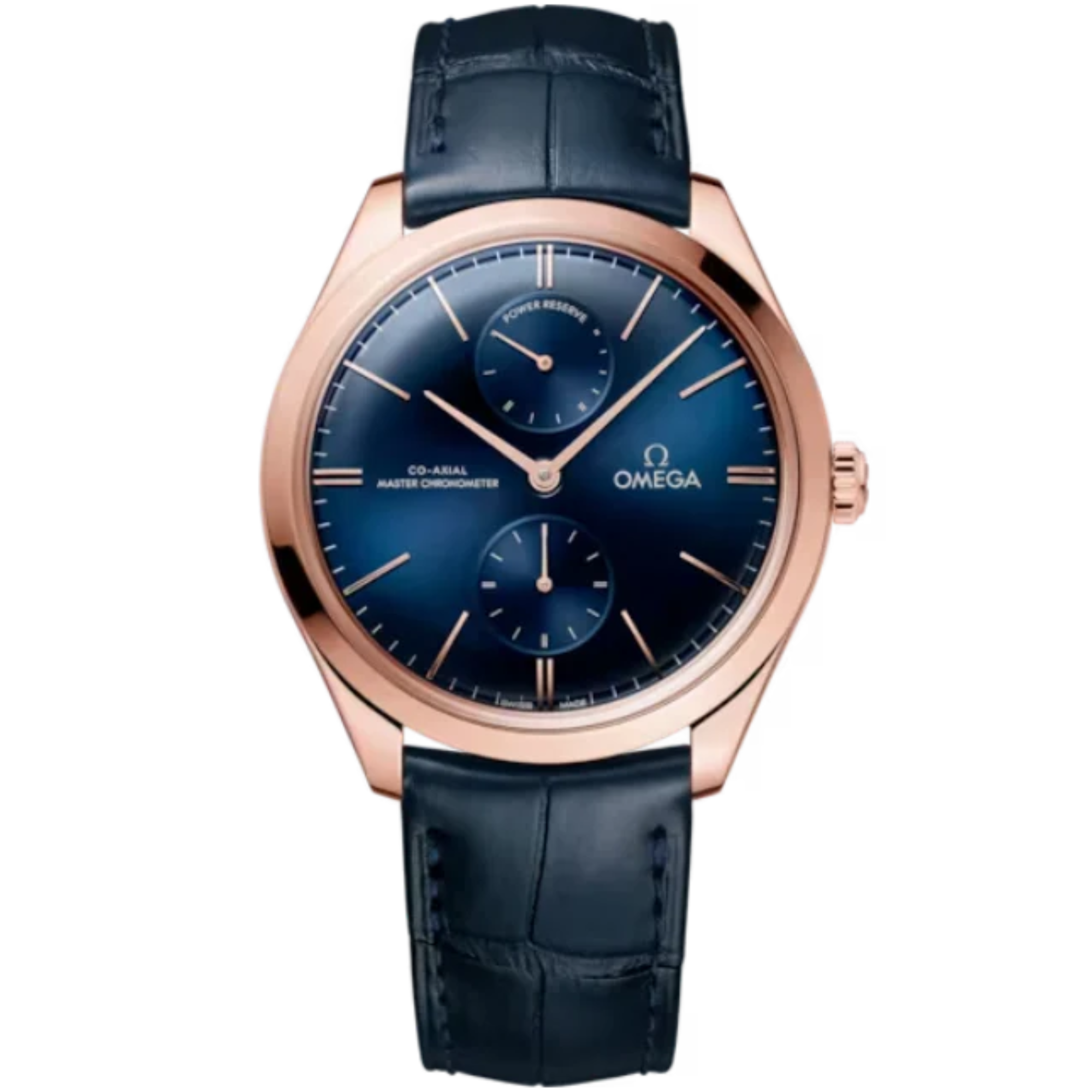 DE VILLE TRÉSOR 40 MM SEDNA™ GOLD WITH BLUE DIAL - Omega