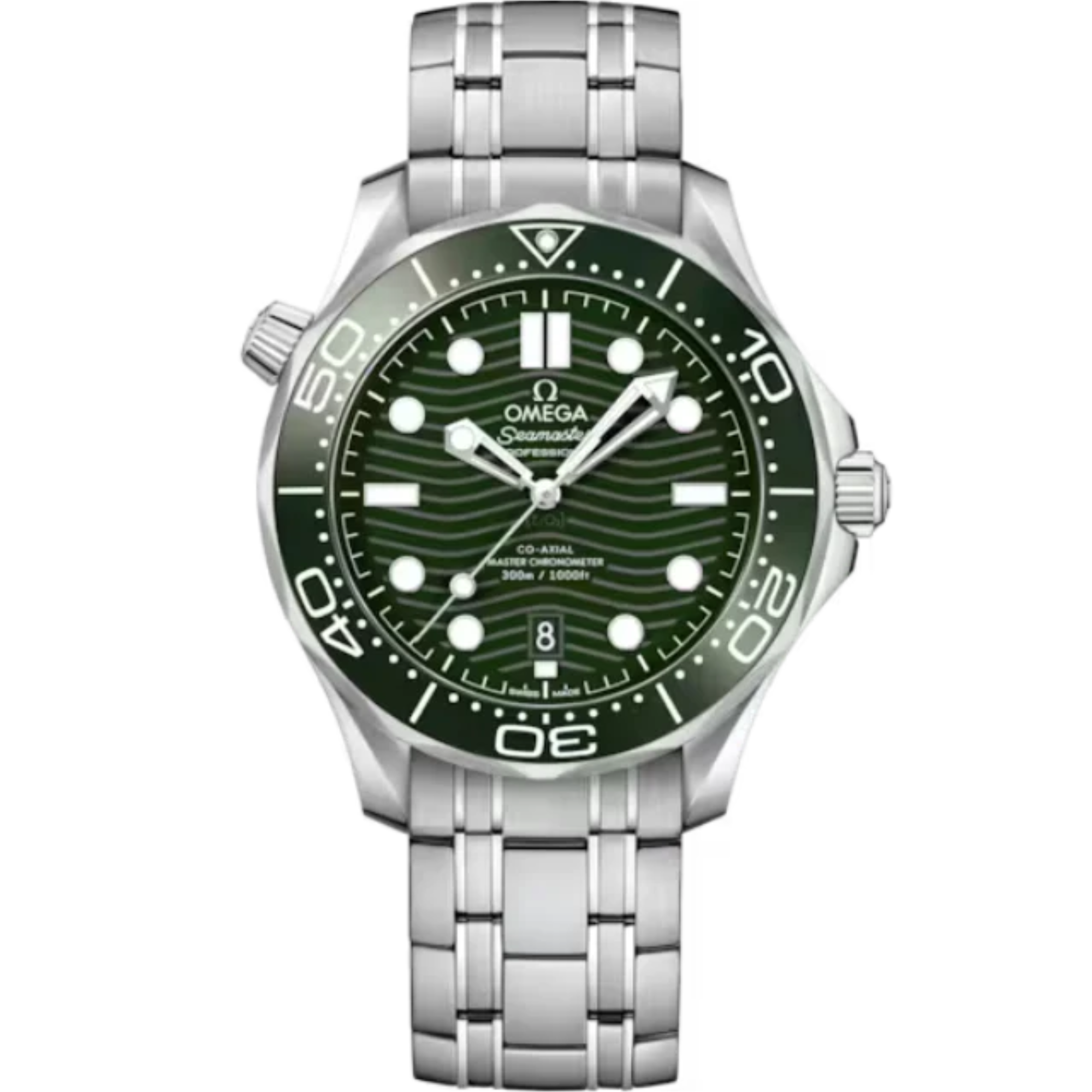SEAMASTER DIVER 300M 42 MM STAINLESS STEEL WITH GREEN DIAL - Omega