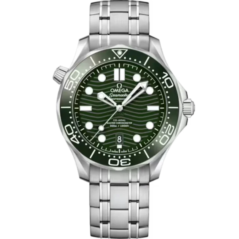 SEAMASTER DIVER 300M 42 MM STAINLESS STEEL WITH GREEN DIAL - Omega