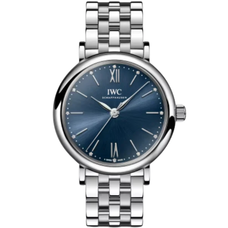 PORTOFINO AUTOMATIC 34 MM STAINLESS STEEL WITH BLUE DIAL - IWC