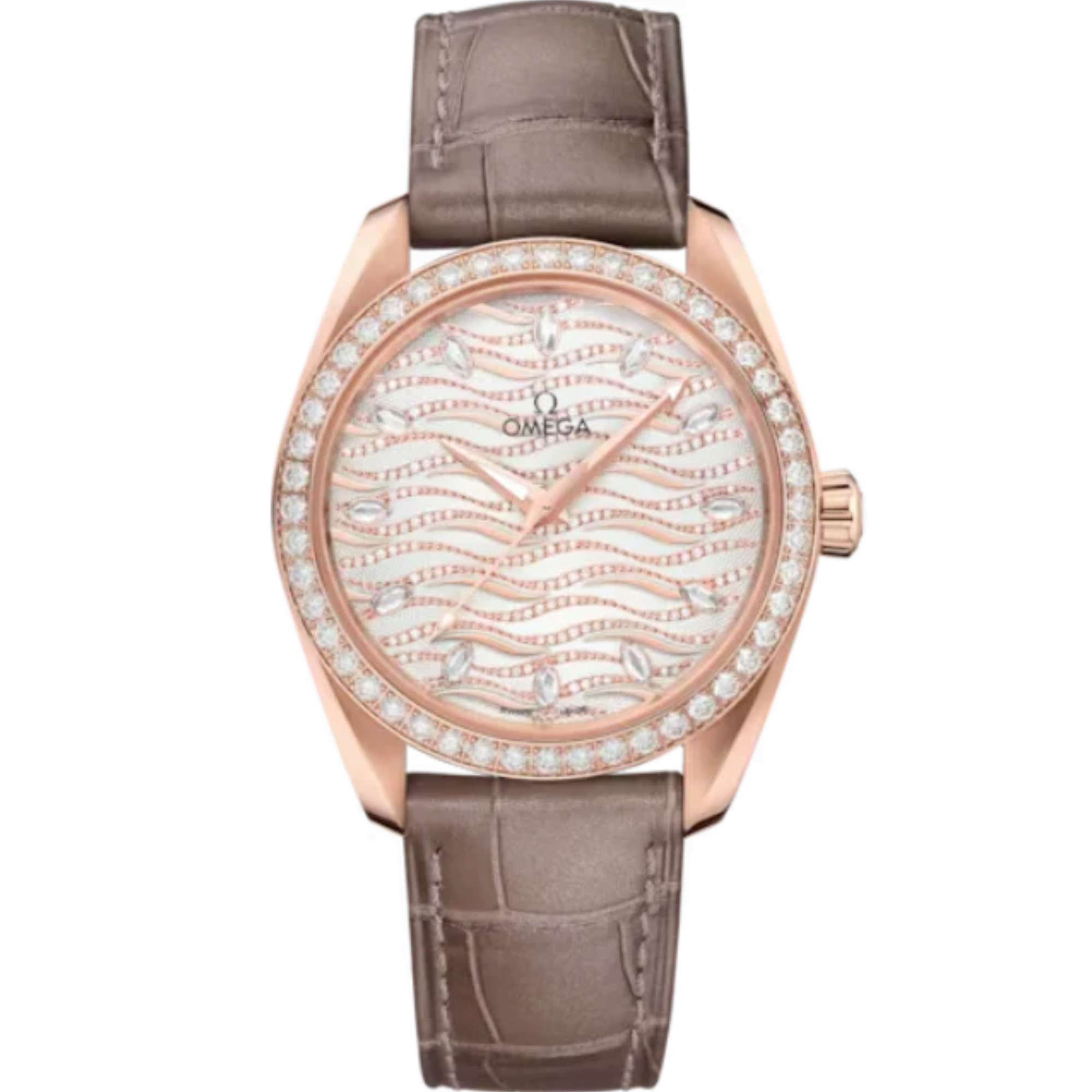 SEAMASTER AQUA TERRA 150M 38 MM SEDNA™ GOLD WITH WHITE DIAL - Omega