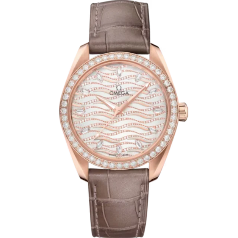 SEAMASTER AQUA TERRA 150M 38 MM SEDNA™ GOLD WITH WHITE DIAL - Omega