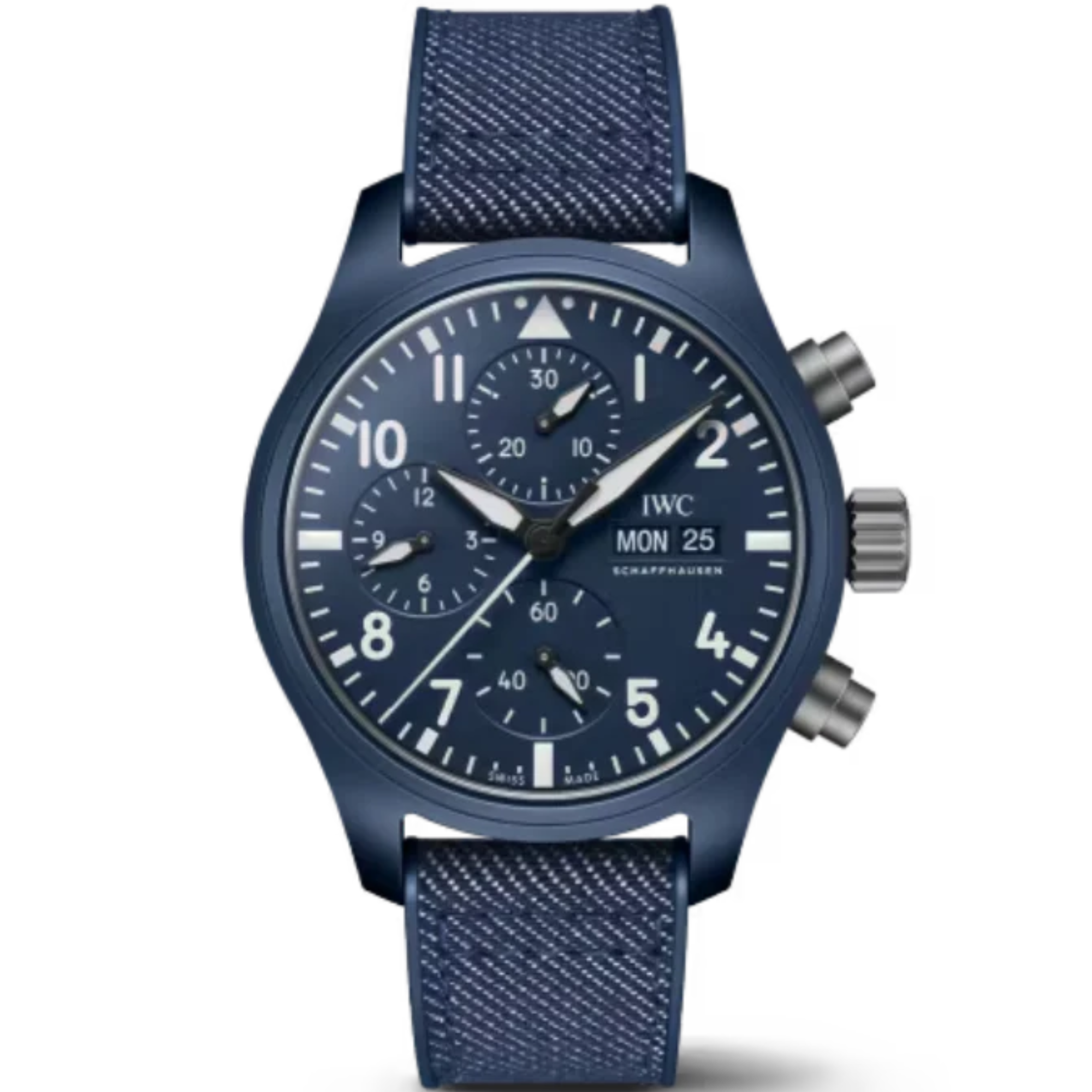 PILOT'S WATCH CHRONOGRAPH TOP GUN OCEANA 42 MM CERAMIC WITH BLUE DIAL - IWC