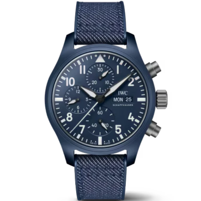 PILOT'S WATCH CHRONOGRAPH TOP GUN OCEANA 42 MM CERAMIC WITH BLUE DIAL - IWC