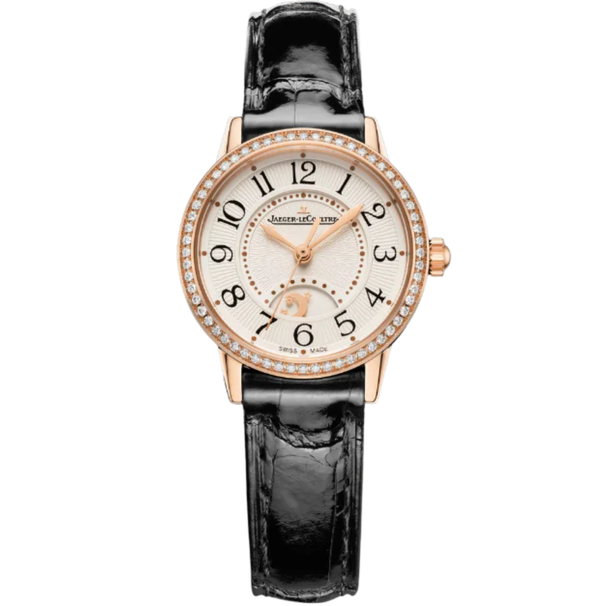 RENDEZ-VOUS CLASSIC NIGHT & DAY 29 MM 18K ROSE GOLD WITH SILVER GREY GUILLOCHE DIAL - Jaeger-LeCoultre