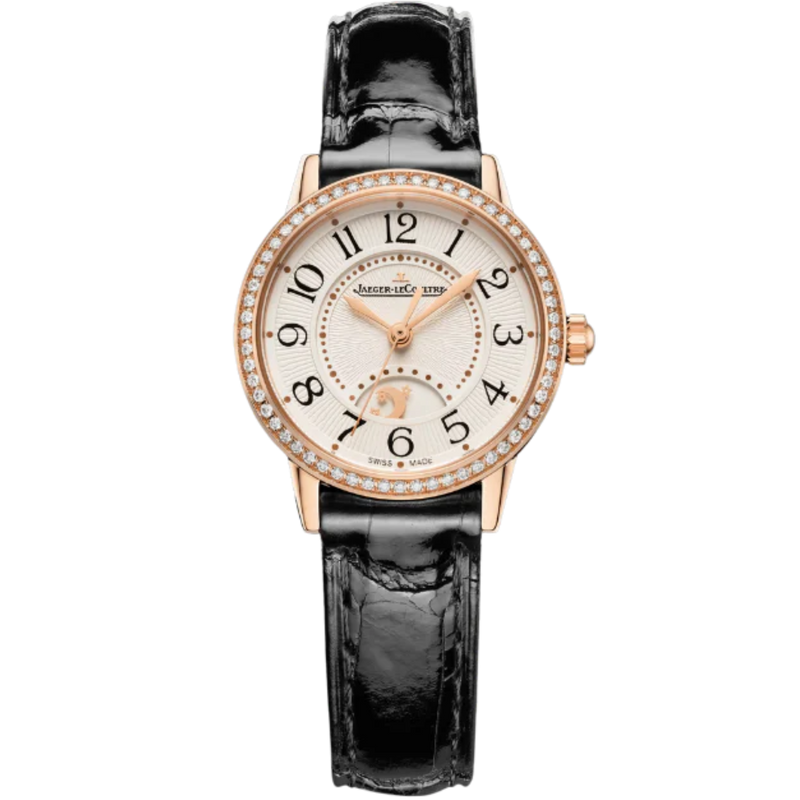 RENDEZ-VOUS CLASSIC NIGHT & DAY 29 MM 18K ROSE GOLD WITH SILVER GREY GUILLOCHE DIAL - Jaeger-LeCoultre