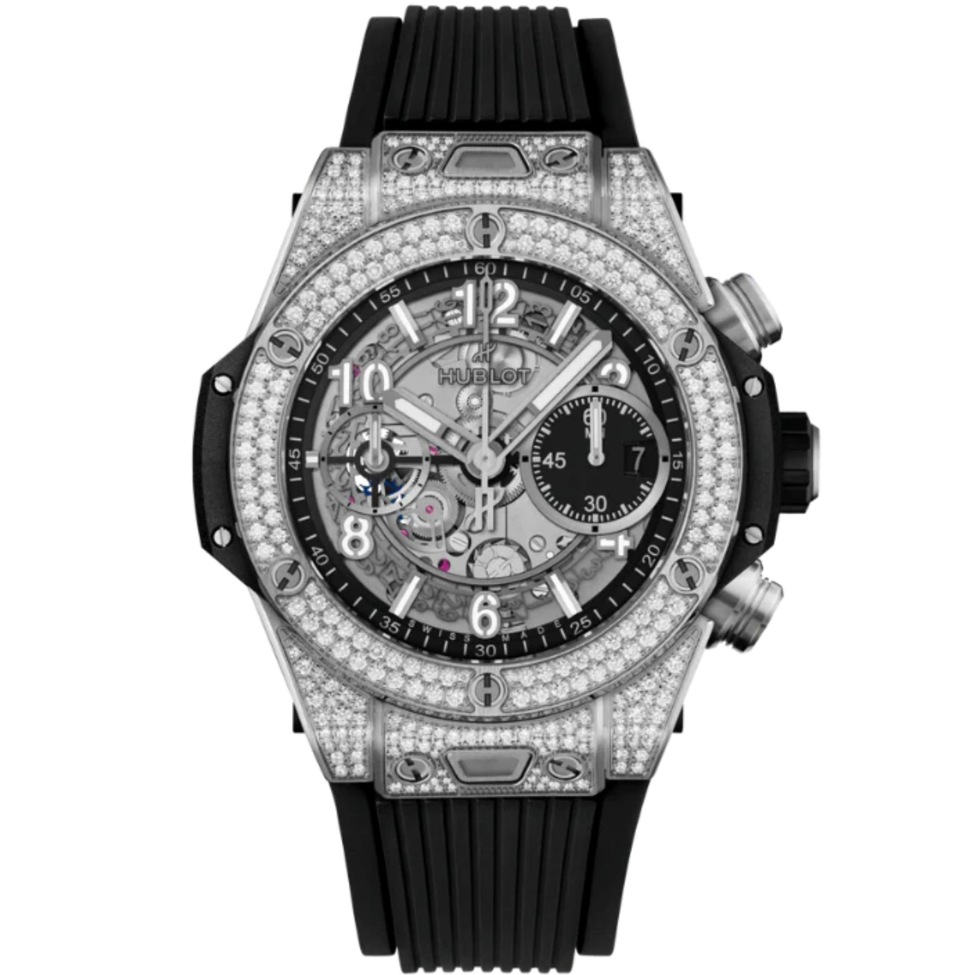 Big Bang 42mm UNICO TITANIUM PAVÉ - Hublot