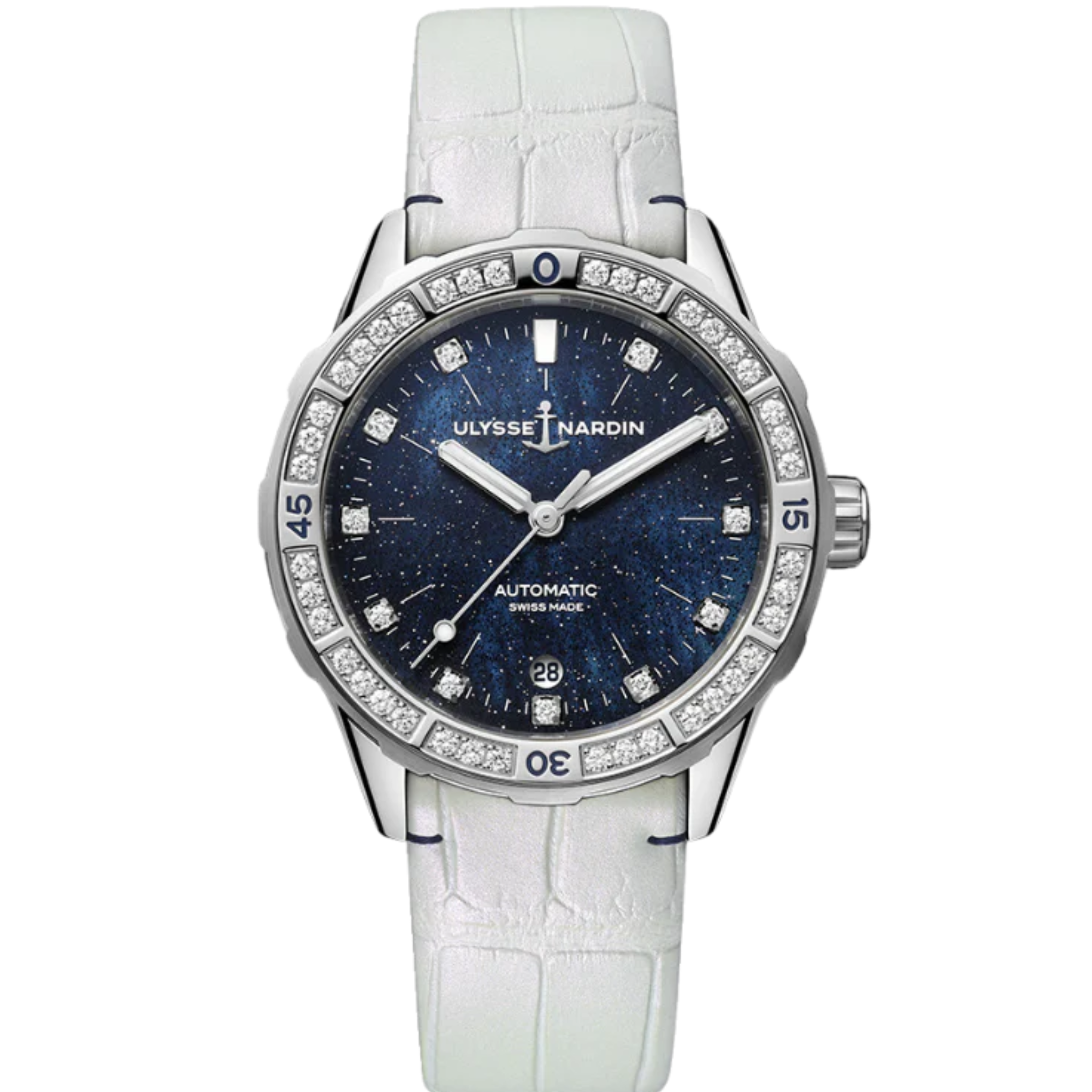 DIVER STARRY NIGHT 39 MM STAINLESS STEEL WITH BLUE DIAL - Ulysse Nardin