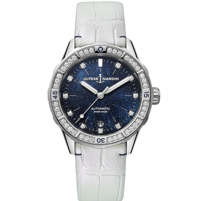 DIVER STARRY NIGHT 39 MM STAINLESS STEEL WITH BLUE DIAL - Ulysse Nardin