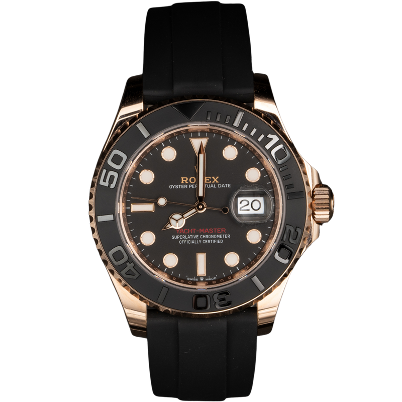 Rolex Yachtmaster Ref. 126655 Rose Gold Black Dial - Rolex