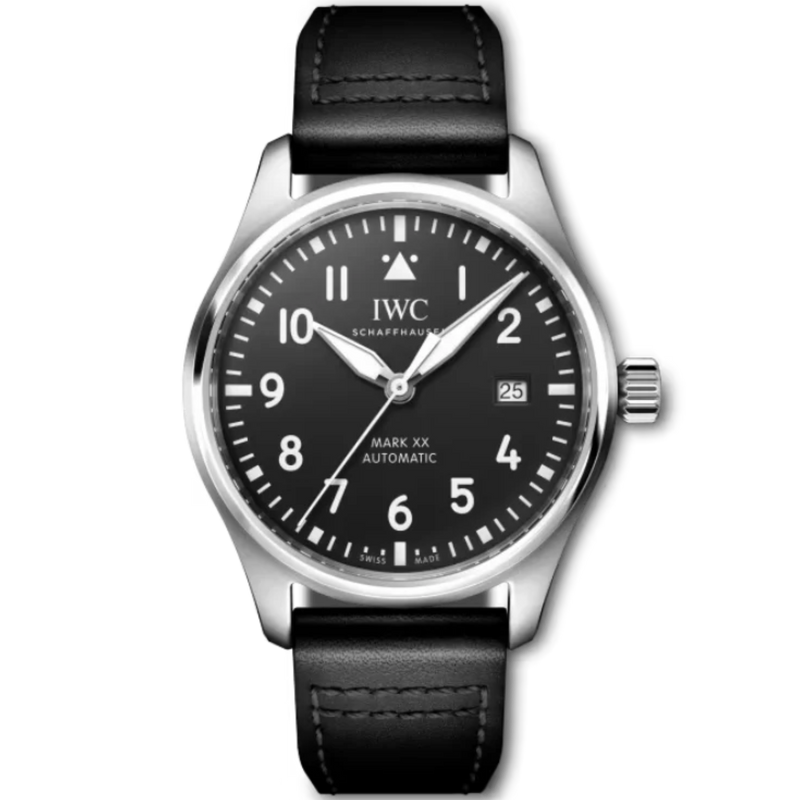 PILOT'S WATCH MARK XX 40 MM STAINLESS STEEL WITH BLACK DIAL - IWC